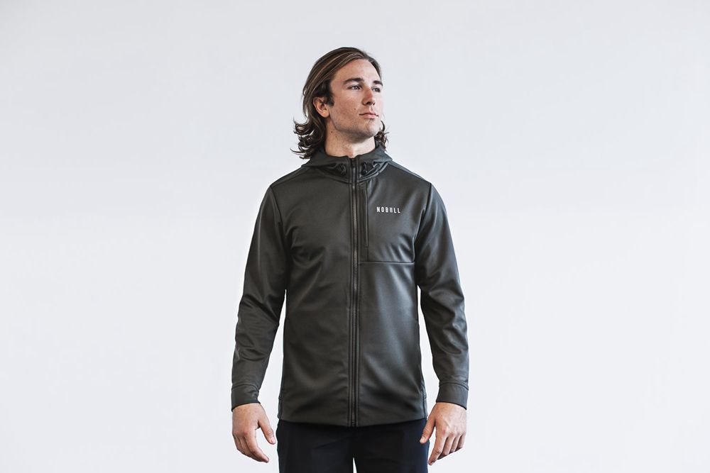 NOBULL Jakne Muške - Nobull Softshell Sive (497605-XIC)